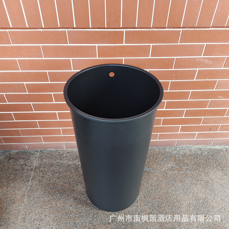 垃圾桶内桶黑色塑料方形圆形20/30/50升内筒户外室内桶万达广场
