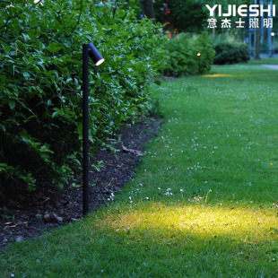 Modern Simple Grass Floor Lamp Community Park Villa Garden Outdoor Lamp High Rod Tree Lamp Double Head Rotating Spotlight