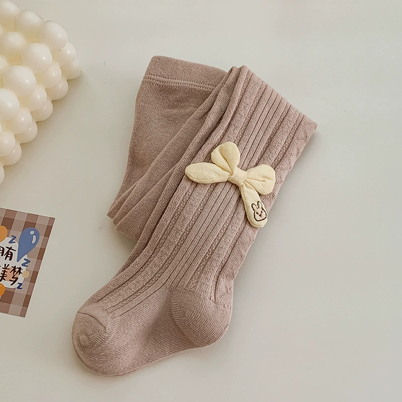Детские осенние л leggings, брюки с бантом, колготки, носки