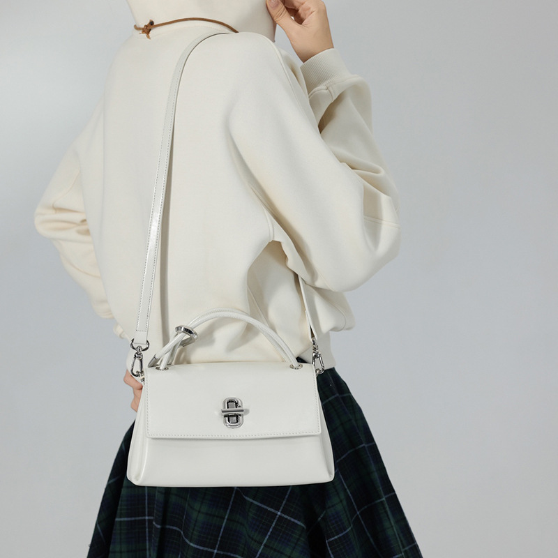2026 New Fashion Cowhide Crossbody Shoulder Bag For Women Genuine Leather Large Capacity Luxury Versatile Tote Bag - Thumbnail 3