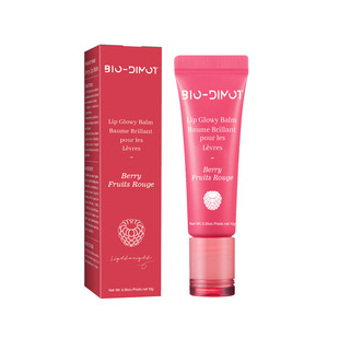 Cross-border new strawberry fruit lip balm lasting moisturizing mirror lipstick color lipstick wholesale