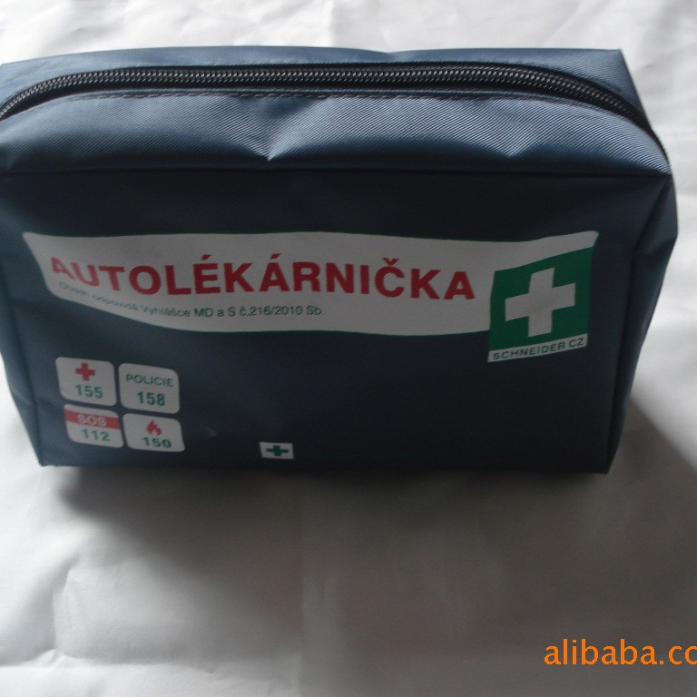 专业生产制造户外医药包 镜面革急救包 家庭急救药包 手提户外包