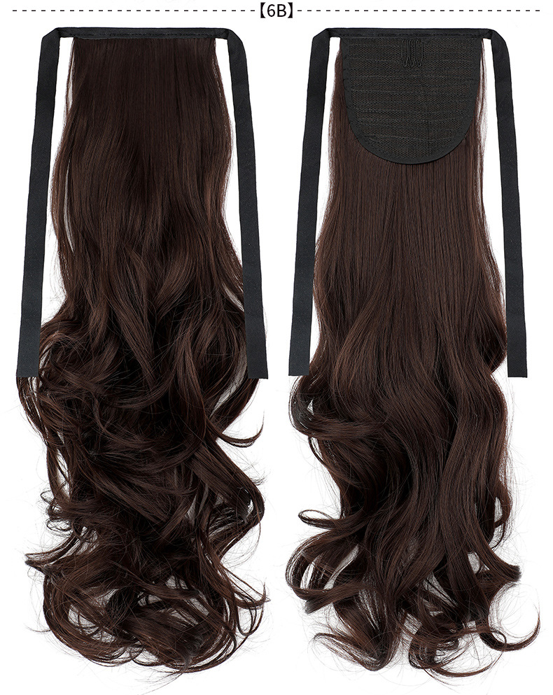 2024 Hot Selling Wig Women's Long Curly Hair Strap Style Wig Ponytail Seamless Extension Ponytail Braid_voghion.com