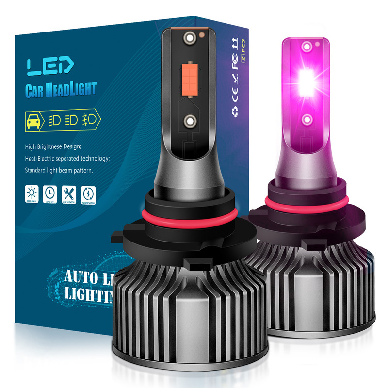 Personalized Pink Purple Light Car Led Fog Light H11 Pink Purple Led Headlight 9006 Headlight 880 Psx26W H3H1