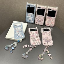 猫耳三星可爱个性卡通软 适用Galaxy zflip3/4/5/6代折叠手机壳女