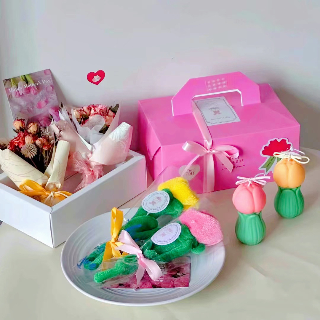 Bolso transparente del regalo del tulipán (color, comentarios de la fragancia)