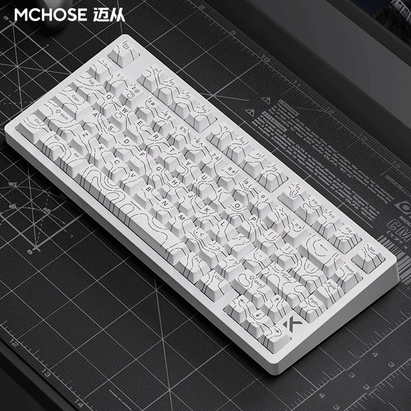 Mchose Jet75 Magnetic Axis Mechanical Keyboard E-Sports Gaming Office Customized Wired Magnetic Axis Keyboard