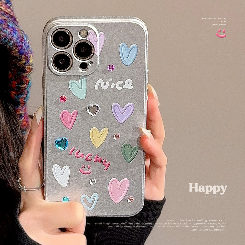 Sweet Cool Girl ins Graffiti Color Stars para iphone16/15ProMax Apple 14 funda para teléfono 13 nuevo