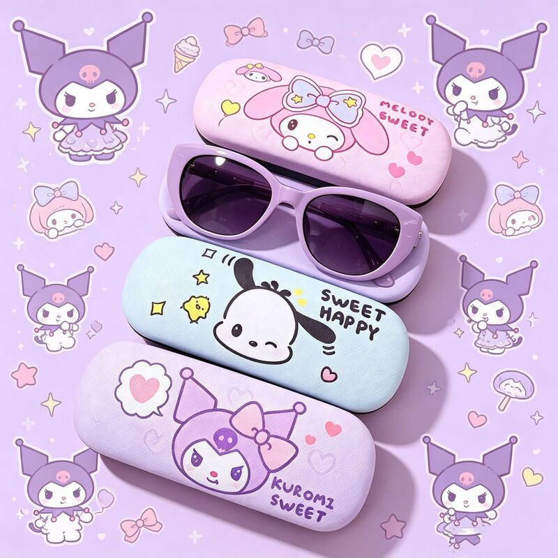 Cross-border Japanese-style lens storage box, cute and attractive, shockproof and pressure-resistant, children's eyeglass case, simple student sunglasses case Cross-border Japanese-style lens storage box, cute and attractive, shockproof and pressure-resistant, children's eyeglass case, simple student sunglasses case