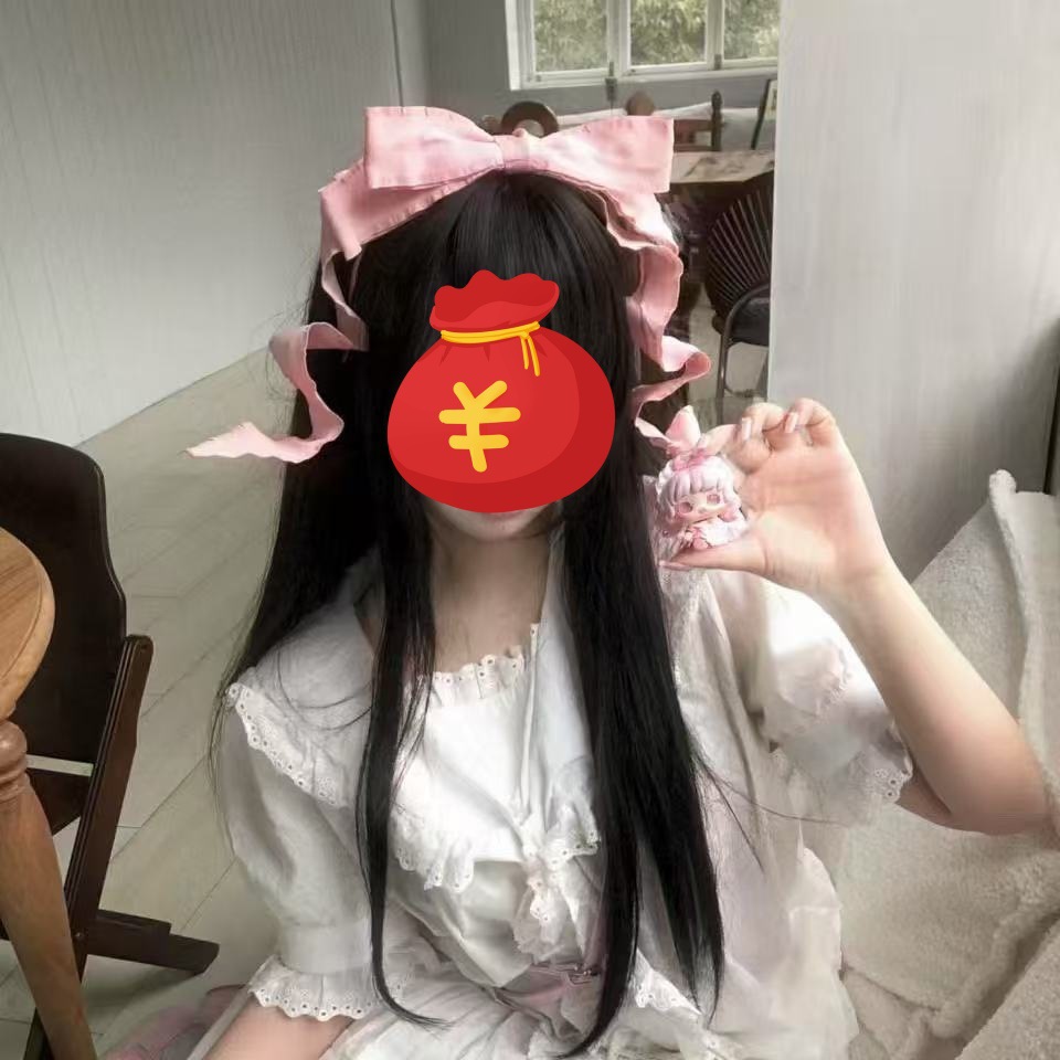 蝴蝶结发夹发带洛丽塔可爱KC发饰Lolita头饰ins日韩520送女友