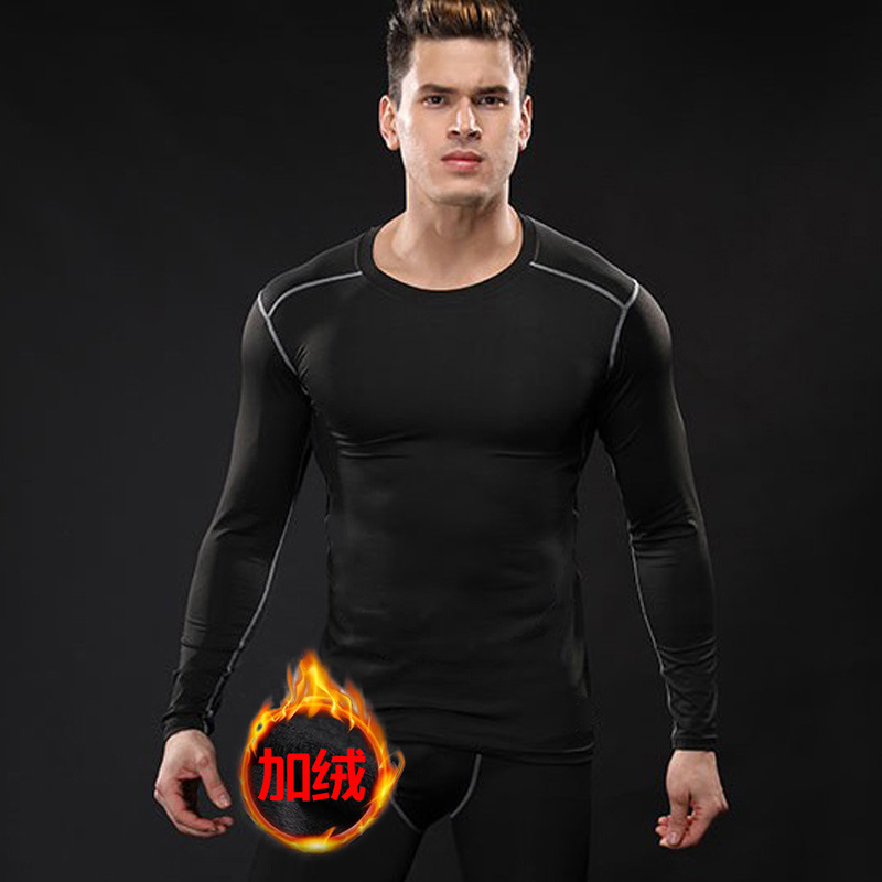 Black fleece long-sleeve