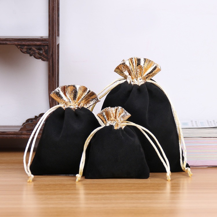 Bolsas de tela de terciopelo, bolsas de tela de terciopelo cerradas, joyas, bolsas de tela de terciopelo de alta calidad, cuerdas coreanas image 28