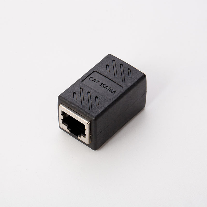 ネットワークシールドストレートヘッドケーブルコネクタ対コネクタrj45ケーブルコネクタ対コネクタ8芯ストレートヘッド|undefined