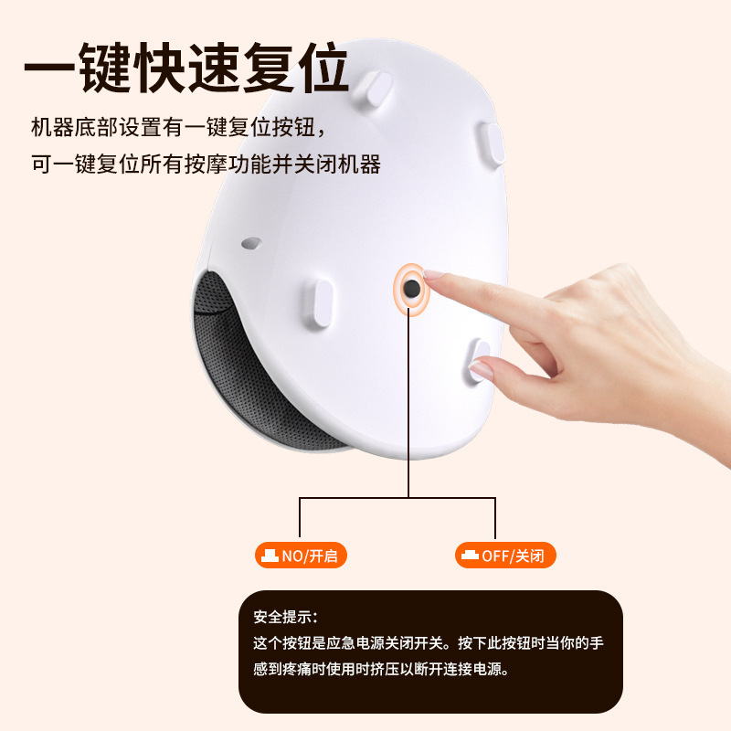 国境を越えた多機能デジタルディスプレイハンドマッサージャー家庭用電気混練温湿布ハンドプロテクター指特別なマッサージャー|undefined
