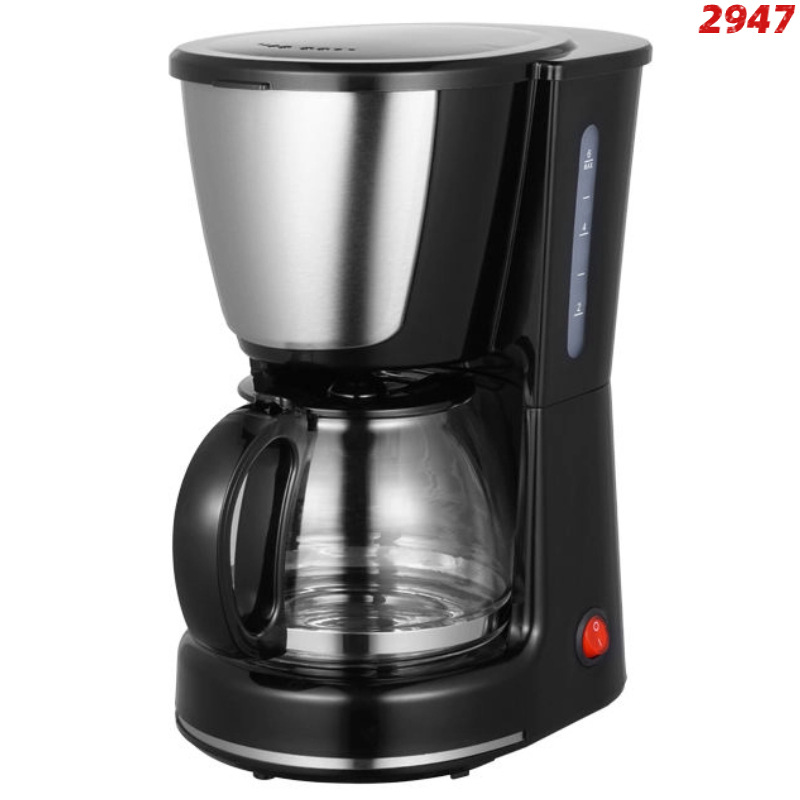 Máquina de café de goteo de 1.8L 1000W con accesorios extraíbles y función de aislamiento térmico.