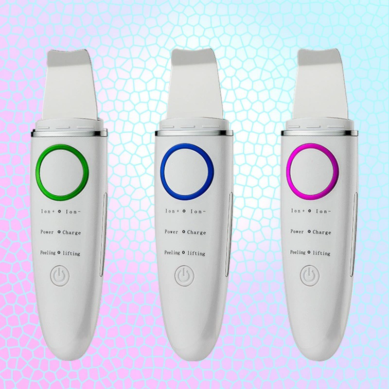 Ультразвуковой прибор для чистки пор лица, аппарат для пилинга кожи в Юго-Восточной Азии, инструмент для ионной терапии и экспортный прибор для красоты кожи в салонах красоты.