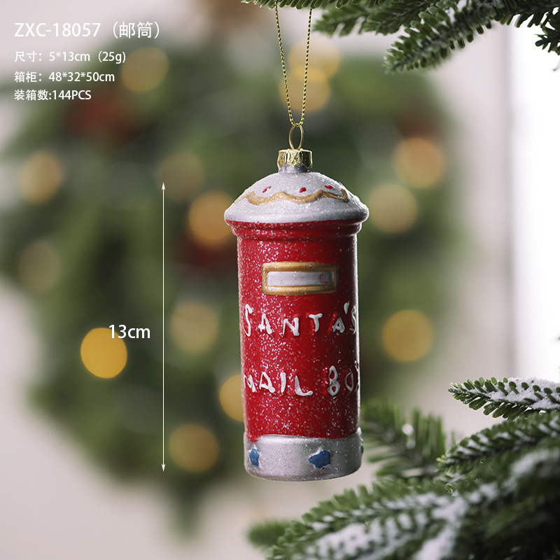 Navidad decoración colgante pan de jengibre espiga casa muletas colgante de automóvil árbol de Navidad colgante de guirnaldas de Navidad