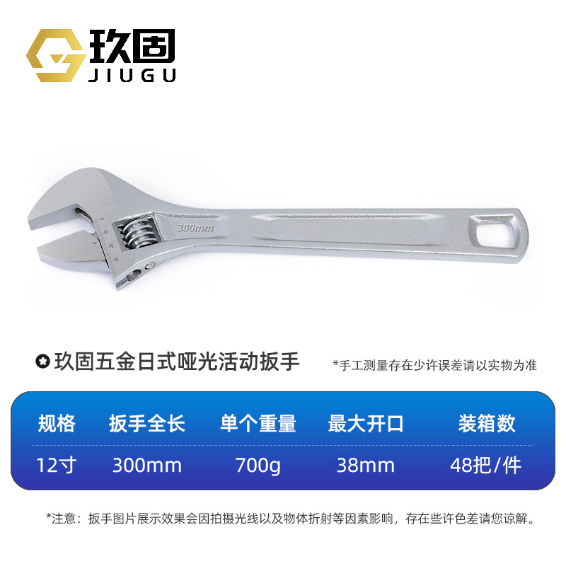 Fabricante al por mayor 45 llave móvil de acero gran apertura placa de llave móvil multifunción