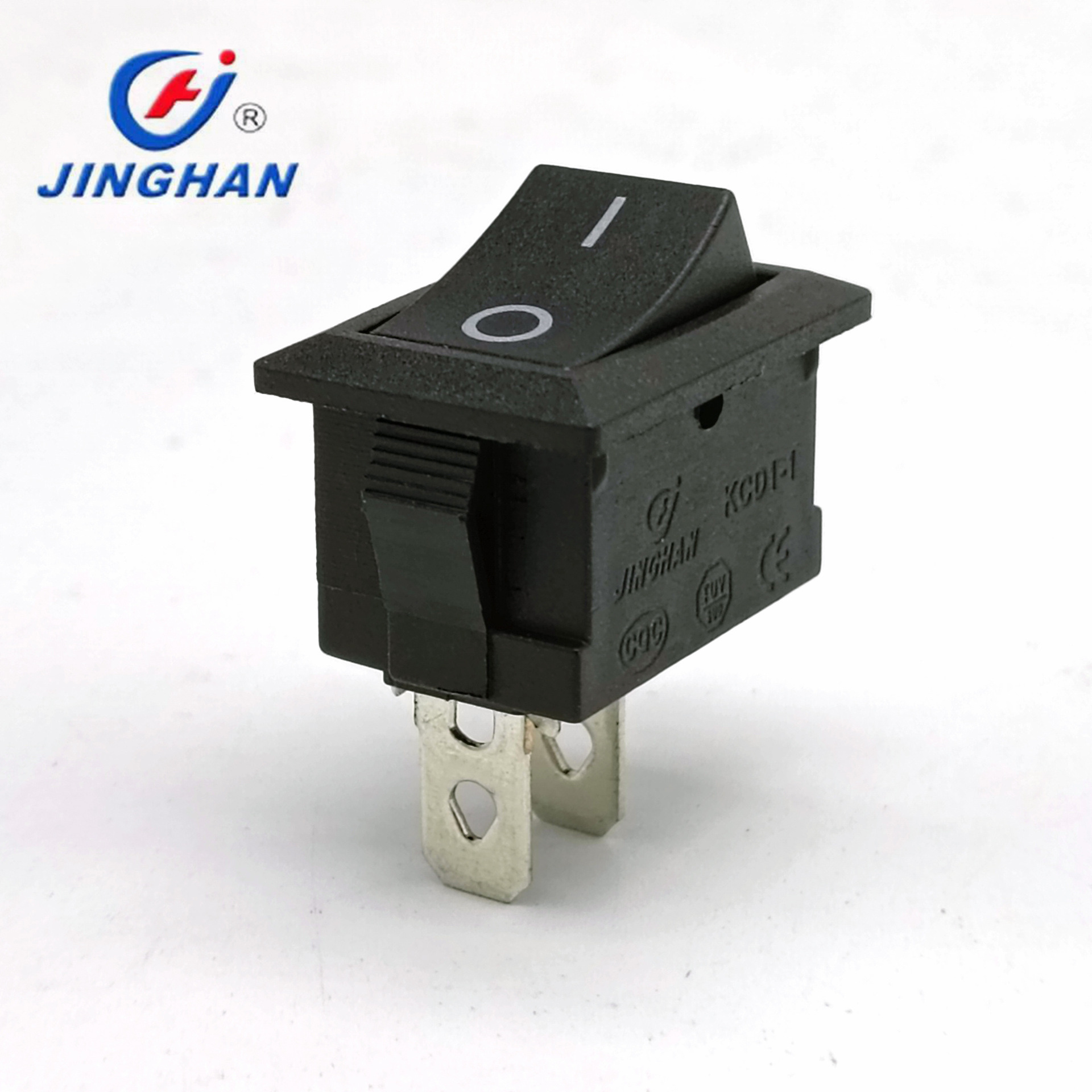 晶瀚 JINGHAN 线路板船型开关 插座板开关 斜面翘板开关KCD1-116A