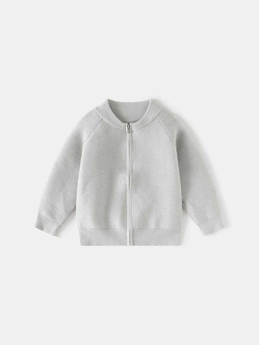 autumn knitted summer clothing with zipper