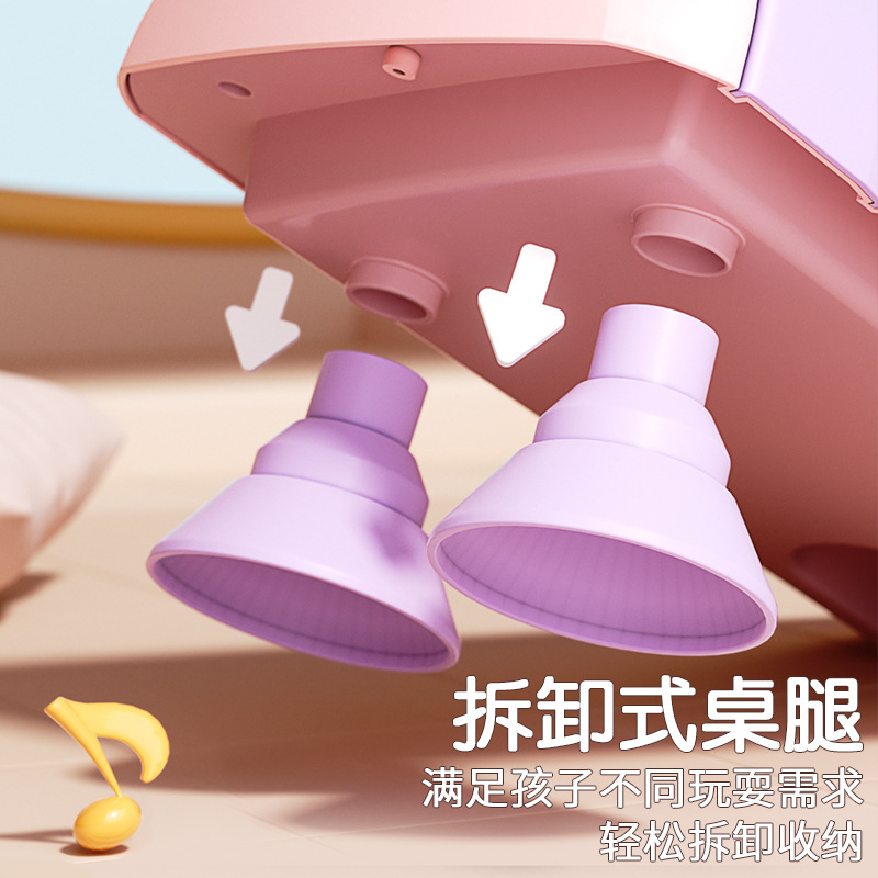 어린이 초보자 재생 가능한 전자 피아노 소녀의 장난감 37 키 작은 피아노 다기능 2  3 세 어린이 생일