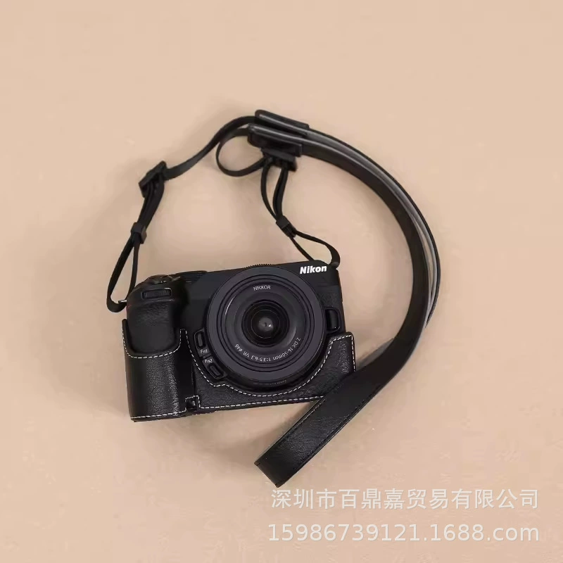 Защитный полукейс (для Nikon Z50 Z30) портативная сумка для камеры с ремешком на одну плечо, черный/зеленый/кофейный