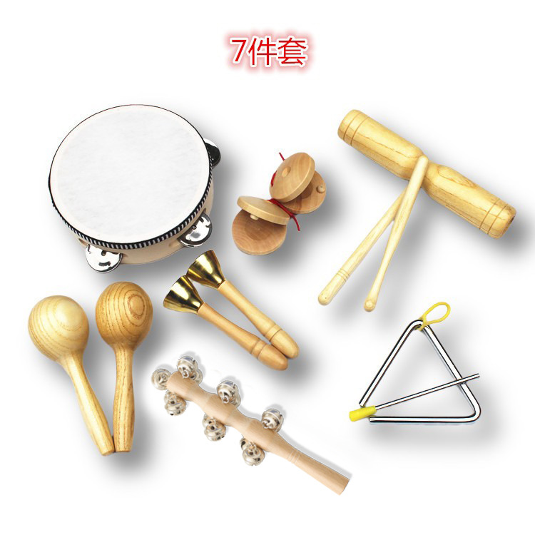 Log Orff instrumento musical traje combinación material didáctico conjunto completo kindergarten niños instrumento de percusión juguetes educación temprana Música