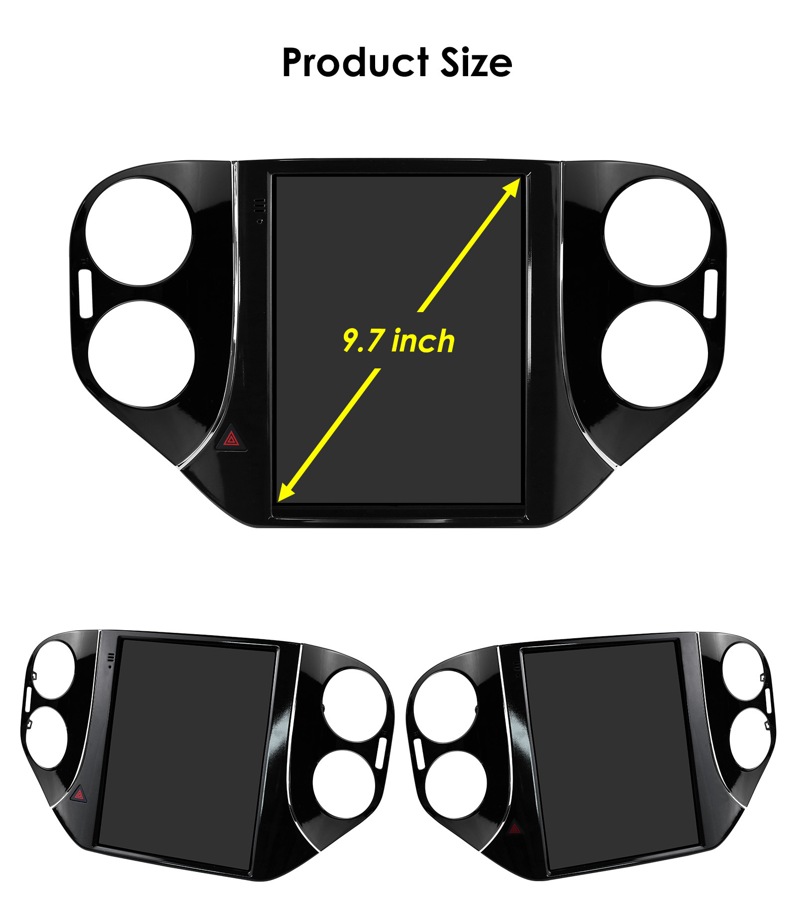 Cross-border goods are suitable for 07-16 Volkswagen Tiguan vertical screen Android navigation GPS car machine central control CarPlay