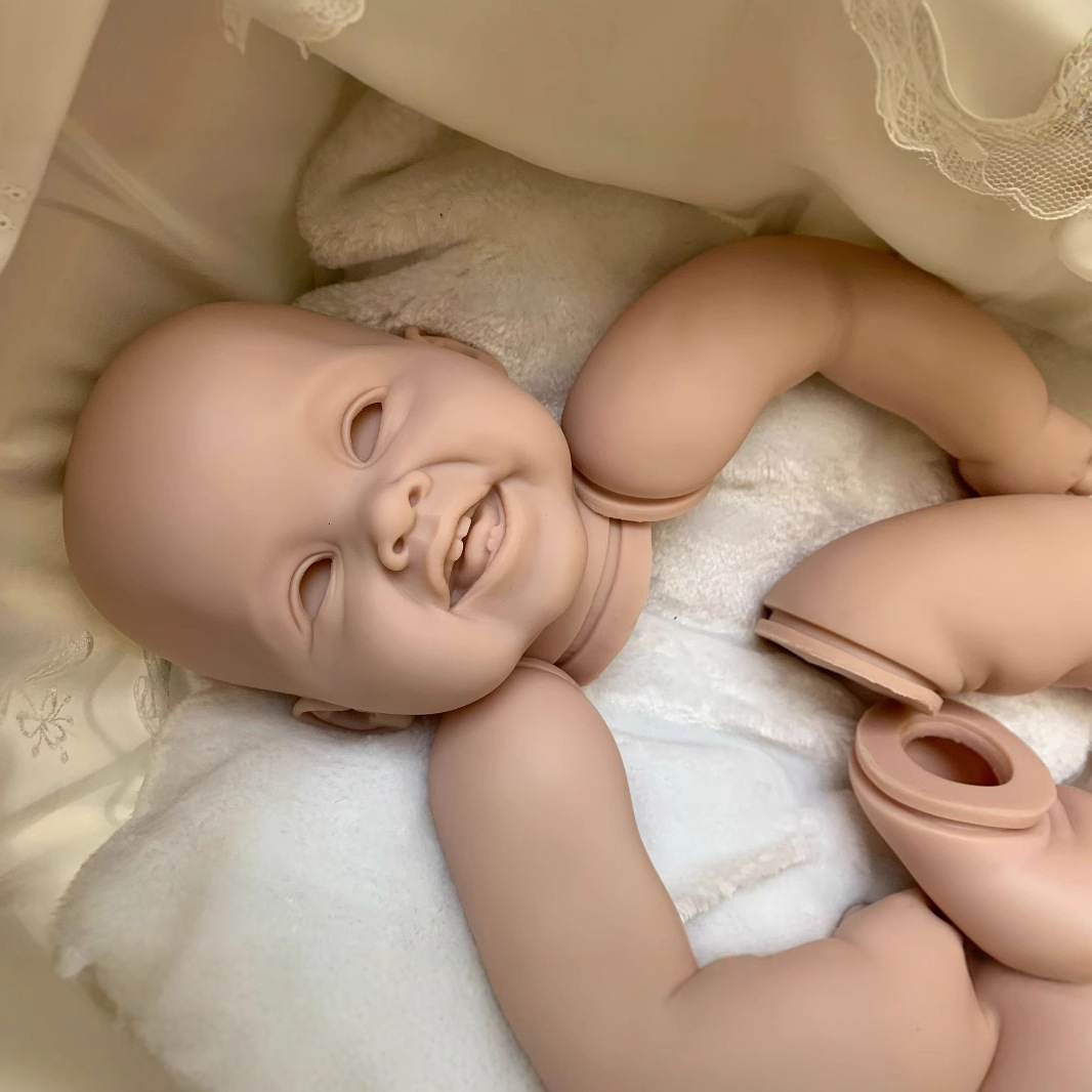 Kit de muñeca de niño renacido 28 pulgadas simulación bebé molde muñeca sin pintar