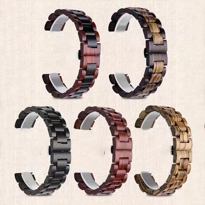Suitable for Huami GTR4/3Pro/2s/GTS sandalwood strap GTR/GTR2 Wood three plants 20/22mm strap Suitable for Huami GTR4/3Pro/2s/GTS sandalwood strap GTR/GTR2 Wood three plants 20/22mm strap