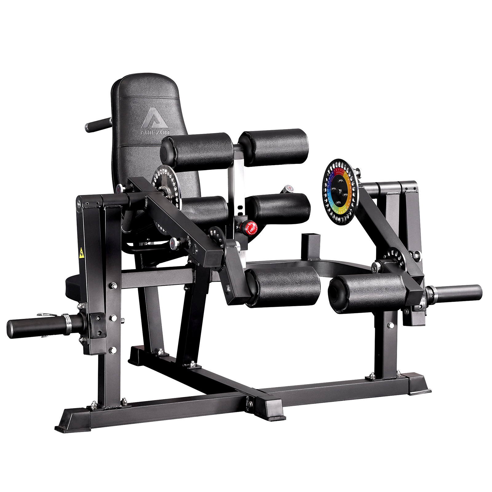 Máquina de extensión de piernas móviles, máquina de entrenamiento de fuerza muscular para piernas sentadas, flexión y extensión, máquina de ejercicios comerciales
