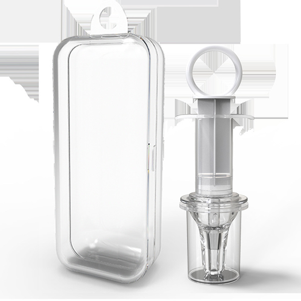 婴儿喂药器宝宝喝水喂药器小孩儿童婴幼儿防呛针筒奶嘴式吸管跨境|ms