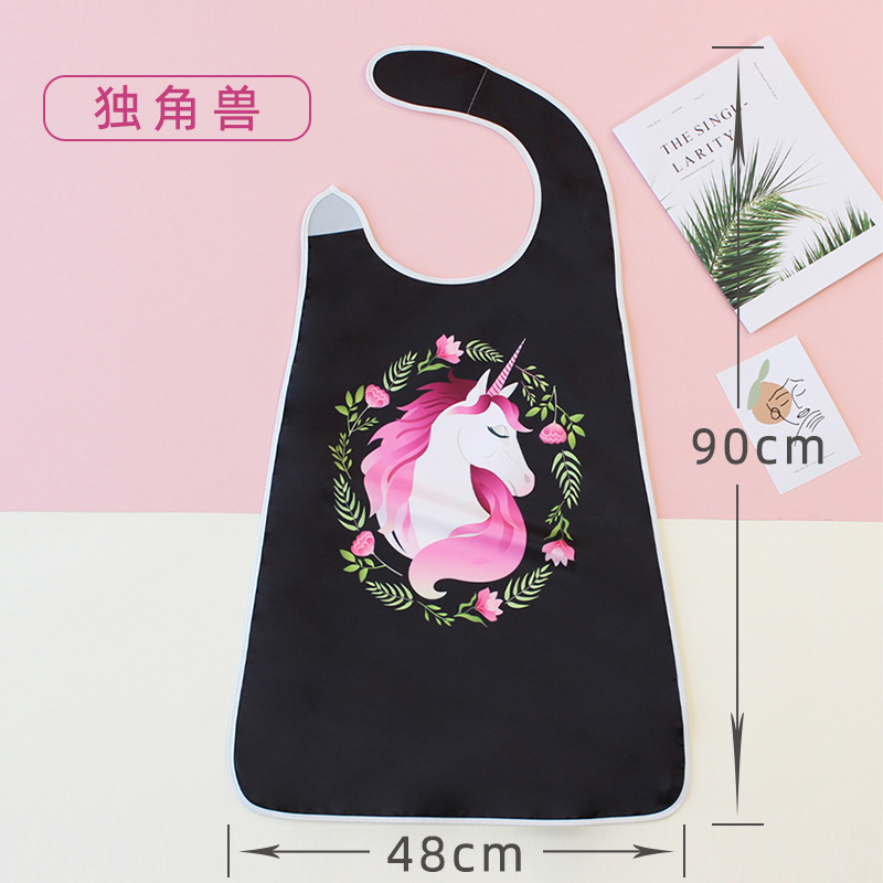 Suministro transfronterizo babero adulto a prueba de aceite a prueba de salpicaduras babero adulto de moda lindo babero olla caliente restaurante invitado delantal impermeable
