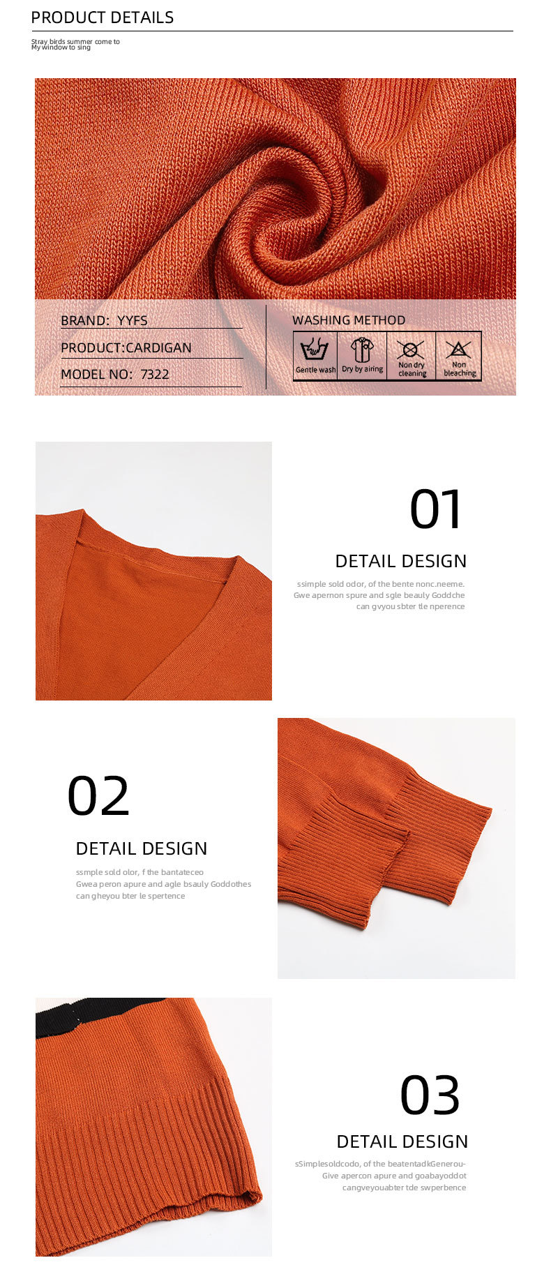 maglione lungo color block a maniche lunghe da donna moda autunnale leggero_voghion.com