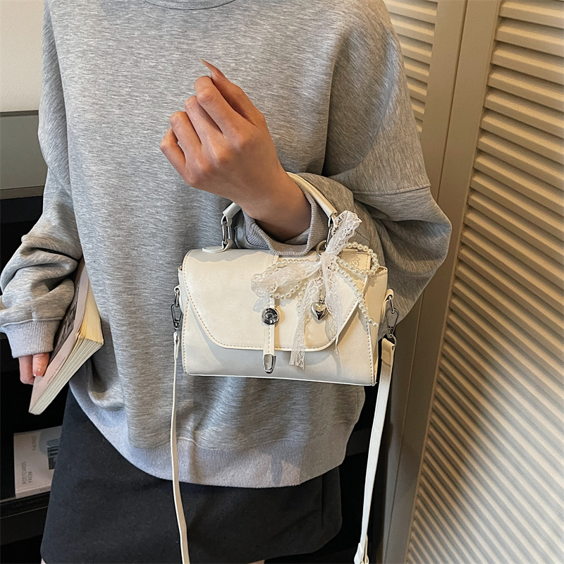 Borsa a tracolla quadrata retro borsa donna versatile elegante_voghion.com