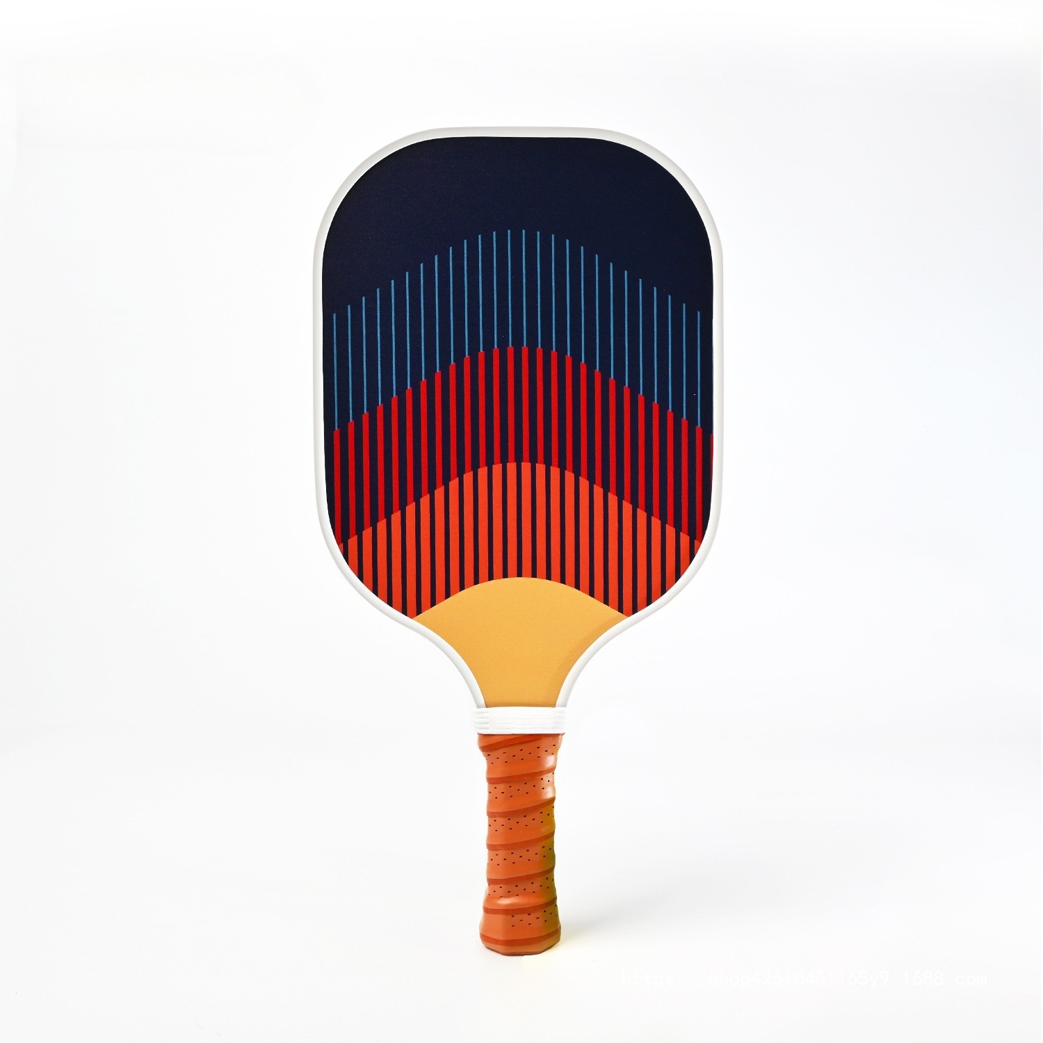 Fiberglass pickleball paddle with PP honeycomb core, 16mm ball, high-elasticity honeycomb core for leisure use