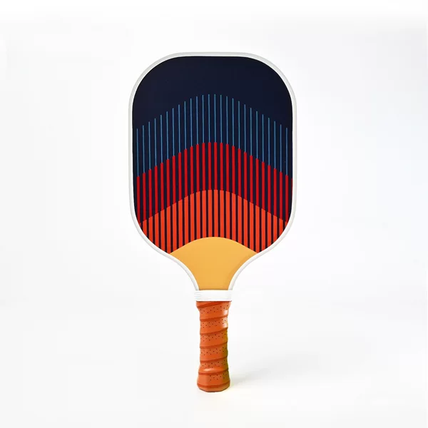 Fiberglass pickleball paddle with PP honeycomb core, 16mm ball, high-elasticity honeycomb core for leisure use