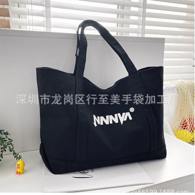 Custom High Quality Eco Beach Tote Cotton Bag Canvas Shoulder Bag with Custom Printed Logo Thick Custom High Quality Eco Beach Tote Cotton Bag Canvas Shoulder Bag with Custom Printed Logo Thick