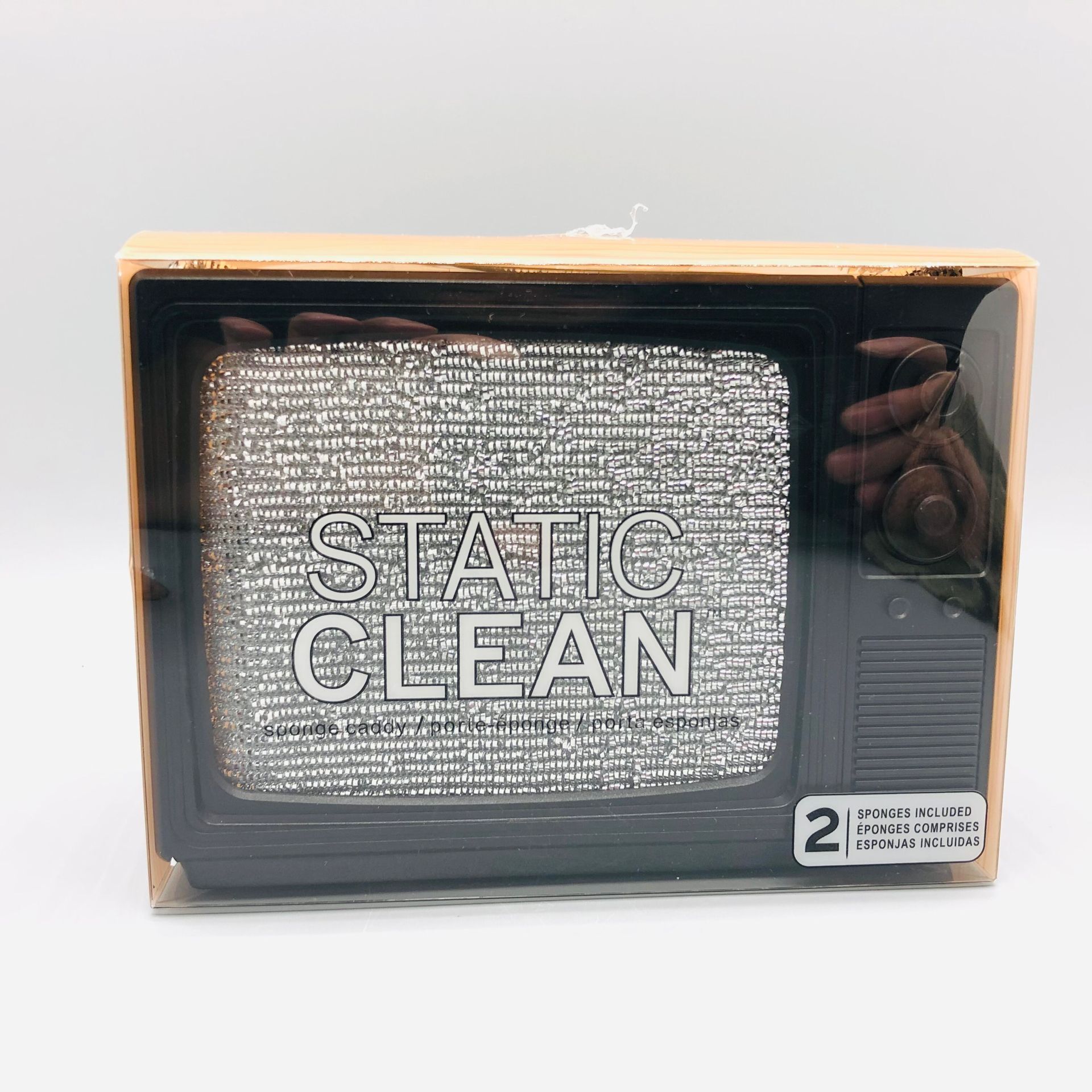 Retro TV filtro de agua paño de esponja utensilios de limpieza cepillo de esponja con 2 piezas limpieza limpie STATICCLEAN