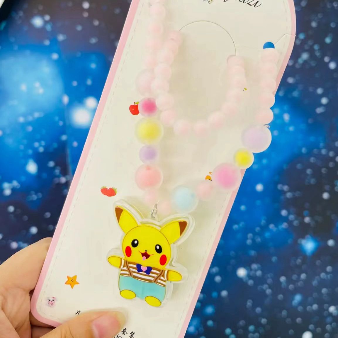 Directo de fábrica colgante luminoso collar traje de dibujos animados pulsera luminosa con luz joyería para niños joyería creativa al por mayor