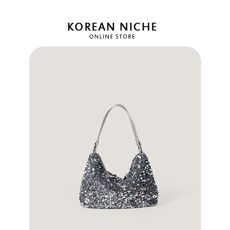 2024. aasta varakevadine uus kott, naiste litritega putukate sädelusega, tipptasemel PU ühe õlaga käekott, kaenlaalune kott_voghion.com