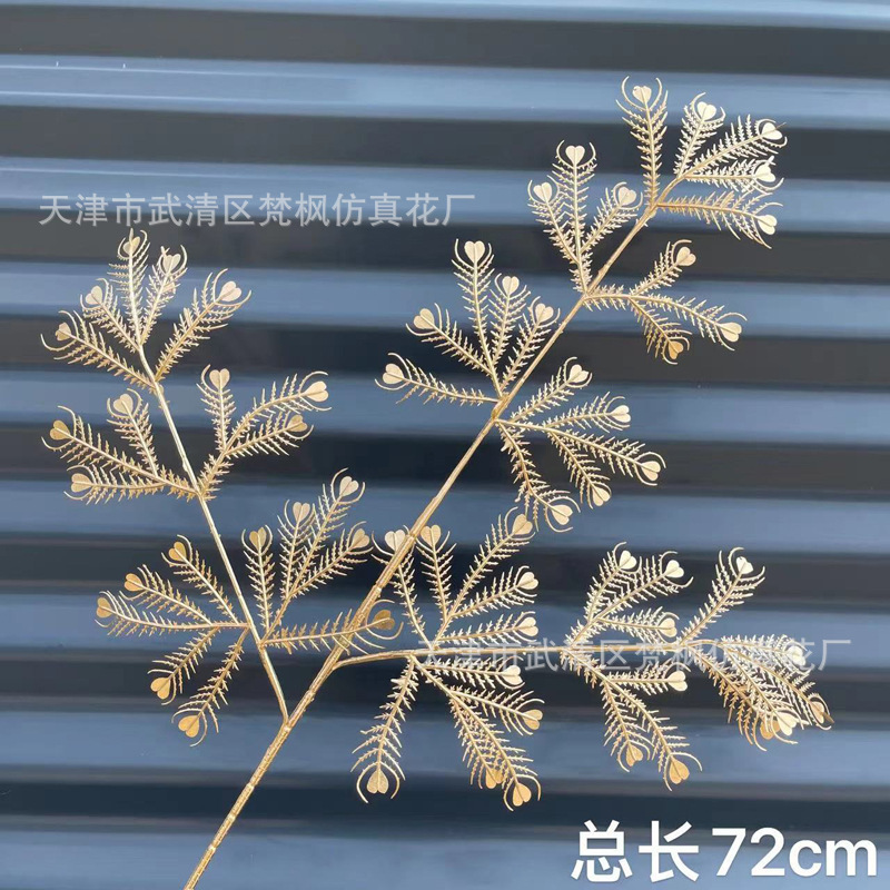金系新年夜花シミュレーション花福桶置物赤果泡発財果尤加利金葉装飾|undefined