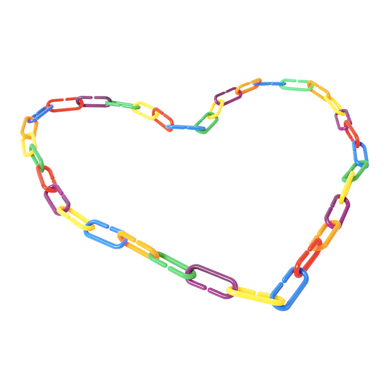 Cadena de hebilla pequeña ayuda de enseñanza de viaje movimiento fino entrenamiento muscular bloques de construcción pequeños músculos de la mano juguetes de bolsillo cadena