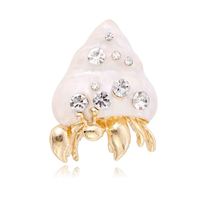 Crab Shell Brooch, Fashionable | Yaxa sancaqları