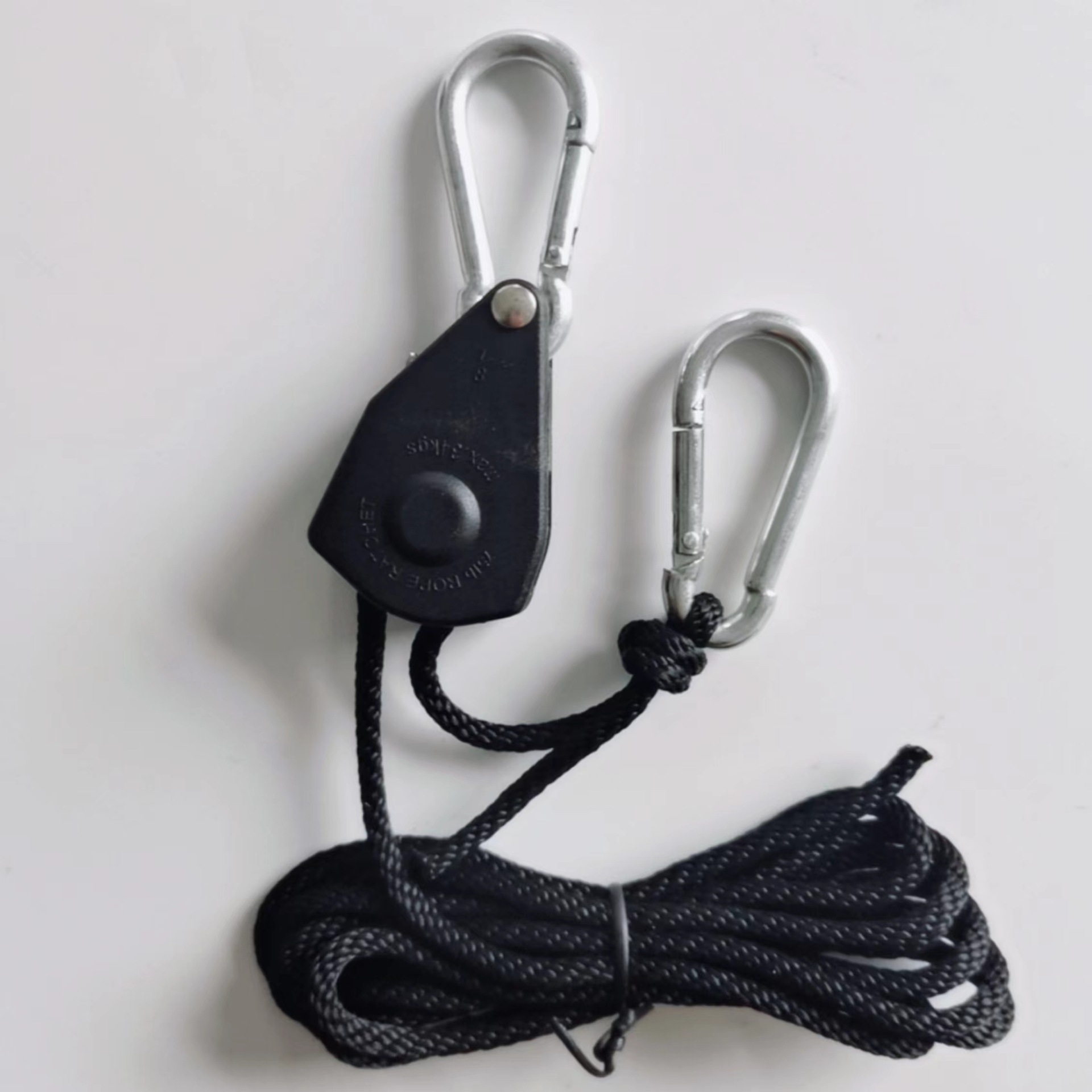 금속 바퀴-3m 검은 로프-1/가방 포장