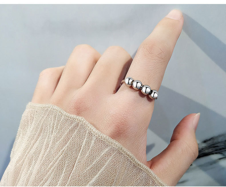 1 Piece Lady Flower Copper Plating Zircon Womenu0027S Open Ring