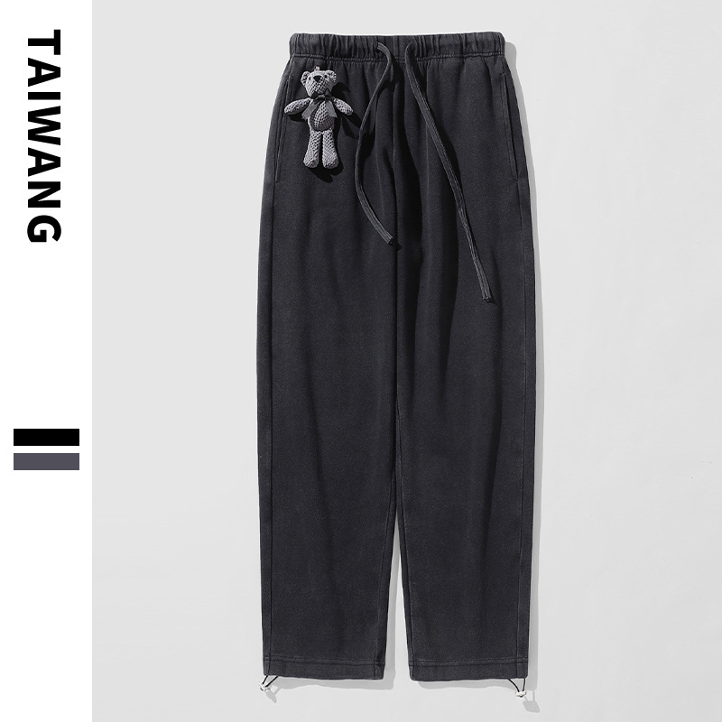 Abbigliamento maschile Abbigliamento maschile Pantaloni casual alla moda da uomo di marca Pantaloni autunnali nuovi da uomo Pantaloni larghi casual in maglia da uomo_voghion.com