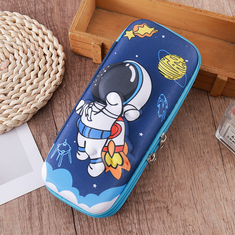 Estuche de papelería tridimensional EVA3D para estudiantes Estuche para lápices de dibujos animados para niños Estuche para lápices de gran capacidad de alto valor Bolso de papelería lindo