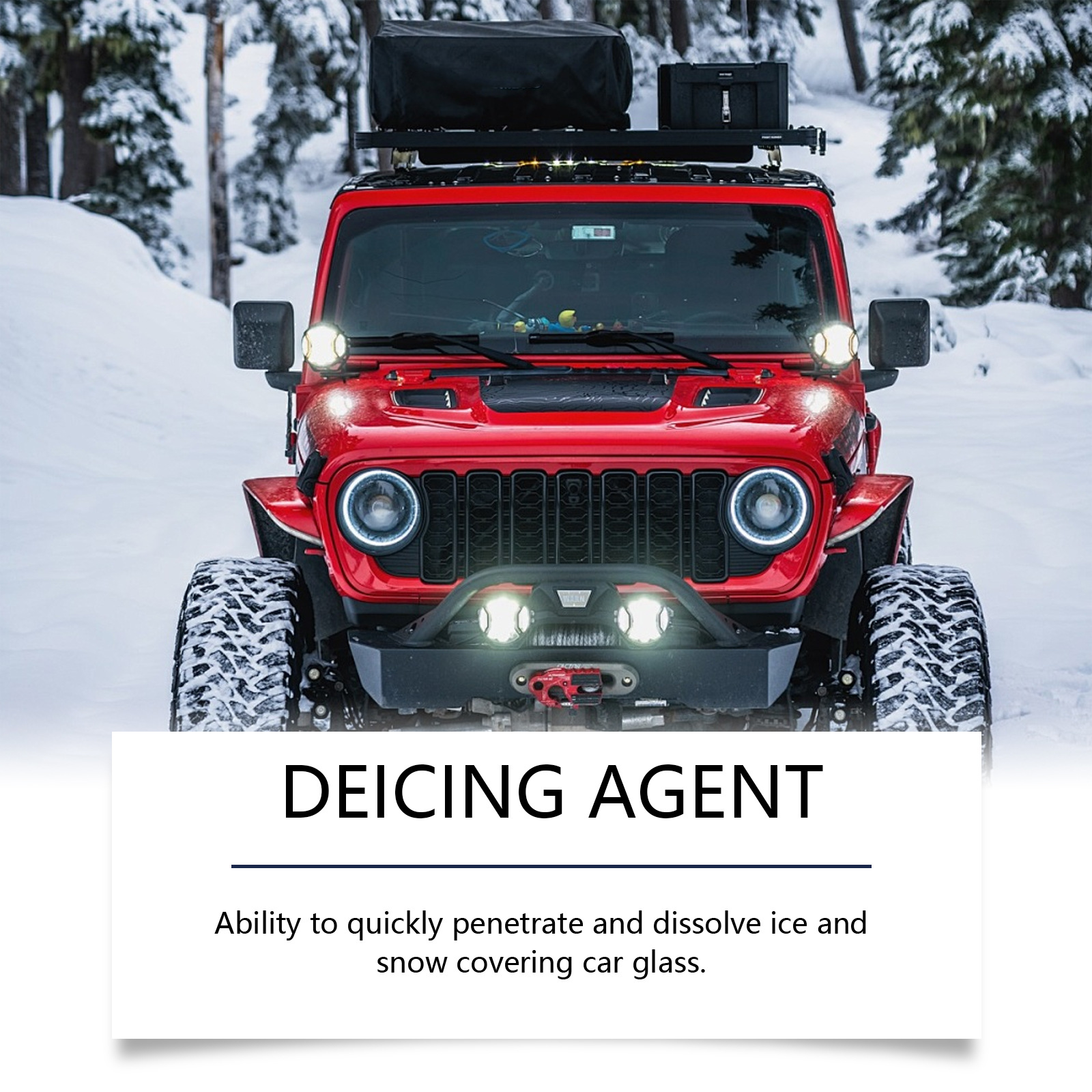 Homonth Windshield Defrosting Spray Car Window Glass Anti-Fog Clear Vision Dust Removal Antifreeze