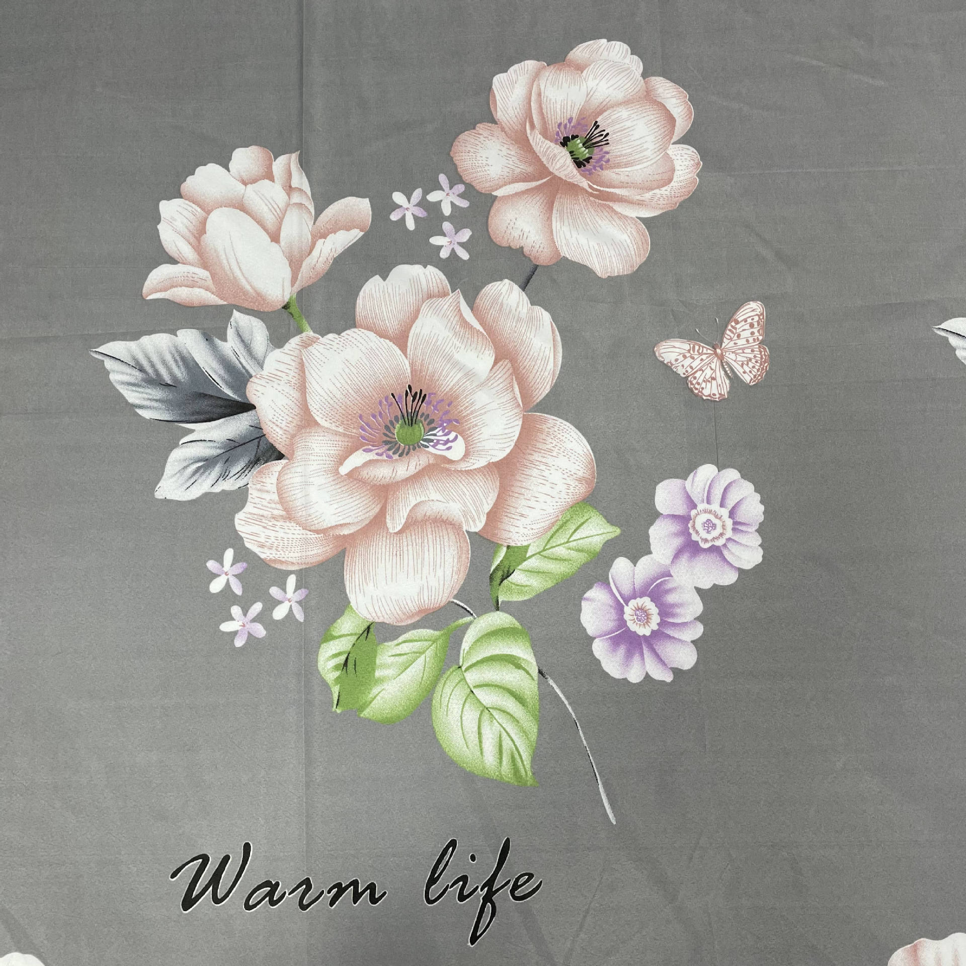 [Fabricante] 70 g mariposa flor de urdimbre tela de colchón precio superior tela de colchón impresa de punto punto image 3